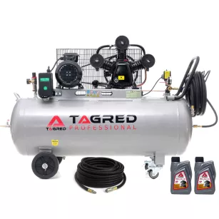 Oil compressor, TAGRED 200L 400V 3 pistons