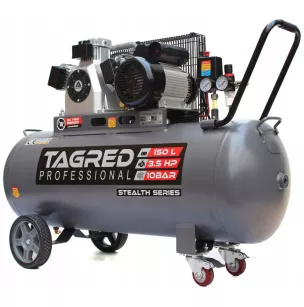 Oil-Free Compressor TAGRED TA3392 10 BAR 150L 3V, Powerful